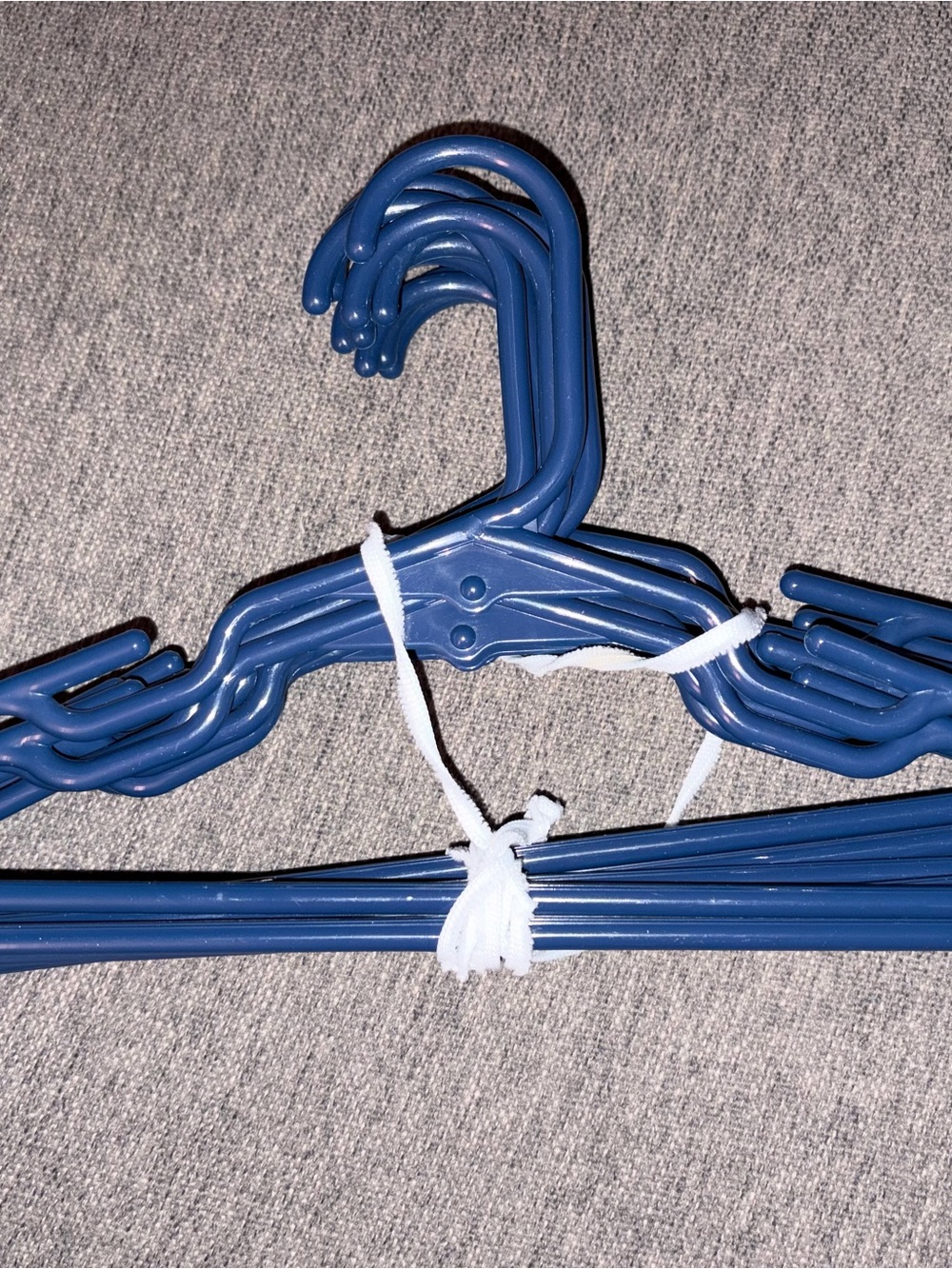 Kids Blue Multipack Plastic Hangers - 10 Pack